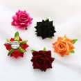 thumbnail image 5 of SIEYIO Flower Hair Clip For Women Rose Brooch Pin Rose Hair Clip Flower Brooch, 5 of 20