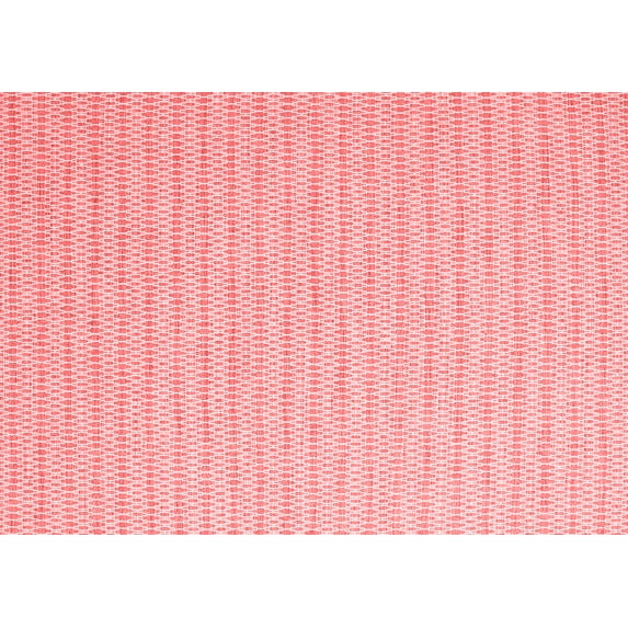 Ahgly Company Indoor Rectangle Abstract Red Contemporary Area Rugs, 8' x 10'