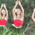 thumbnail image 4 of MERRYHAPY Falda Luau De Hojas Ti Hula Con Para Fiesta, 4 of 8
