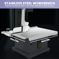 thumbnail image 4 of 1500W 110V Stainless Steel Electric Bone Saw Machine, Meat Bandsaw with 0.04"-4" Thickness & 8 Saw Blades, Frozen Meat Cutter, Meat Cutting Machine for Beef, Turkey, Food Processing, 4 of 21
