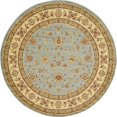 thumbnail image 1 of Unique Loom Voyage Intricate Design Rug 8' x 8' Round Light Blue/Gold, 1 of 1
