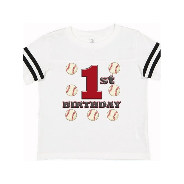 INKtastic First Birthday Baseball Toddler TShirt