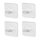 thumbnail image 1 of 4 Pcs Spray Bottle Holder Space Saving Wall Mounted Adhesive Bottle Hook Shower Curtain Rod Holder, 1 of 4