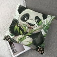 thumbnail image 7 of Fenyluxe Be Happy Panda Pillow Covers ,Panda Gifts,Panda Gifts for Girls Women,Panda Decor,Panda Bear Gifts,Baby Animals Nursery Decor,Panda Pillow Case White, 7 of 7