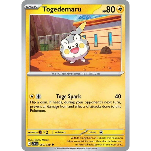 Pokemon Journey Together Common Togedemaru #50