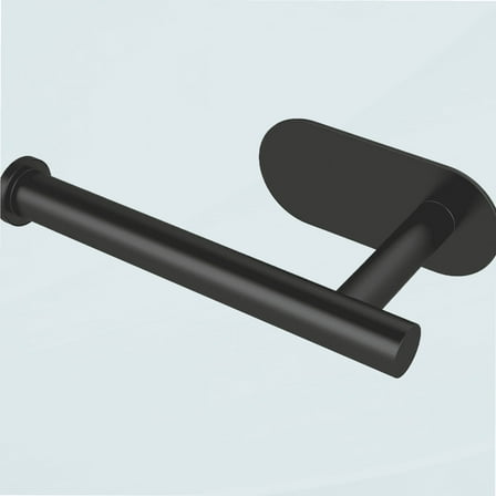 Adhesive Toilet Paper Holder Stand,Tissue Holder for Bathroom,Toilet Paper Holders Black,Stainless Steel Toilet Roll Holder, Wall Mount