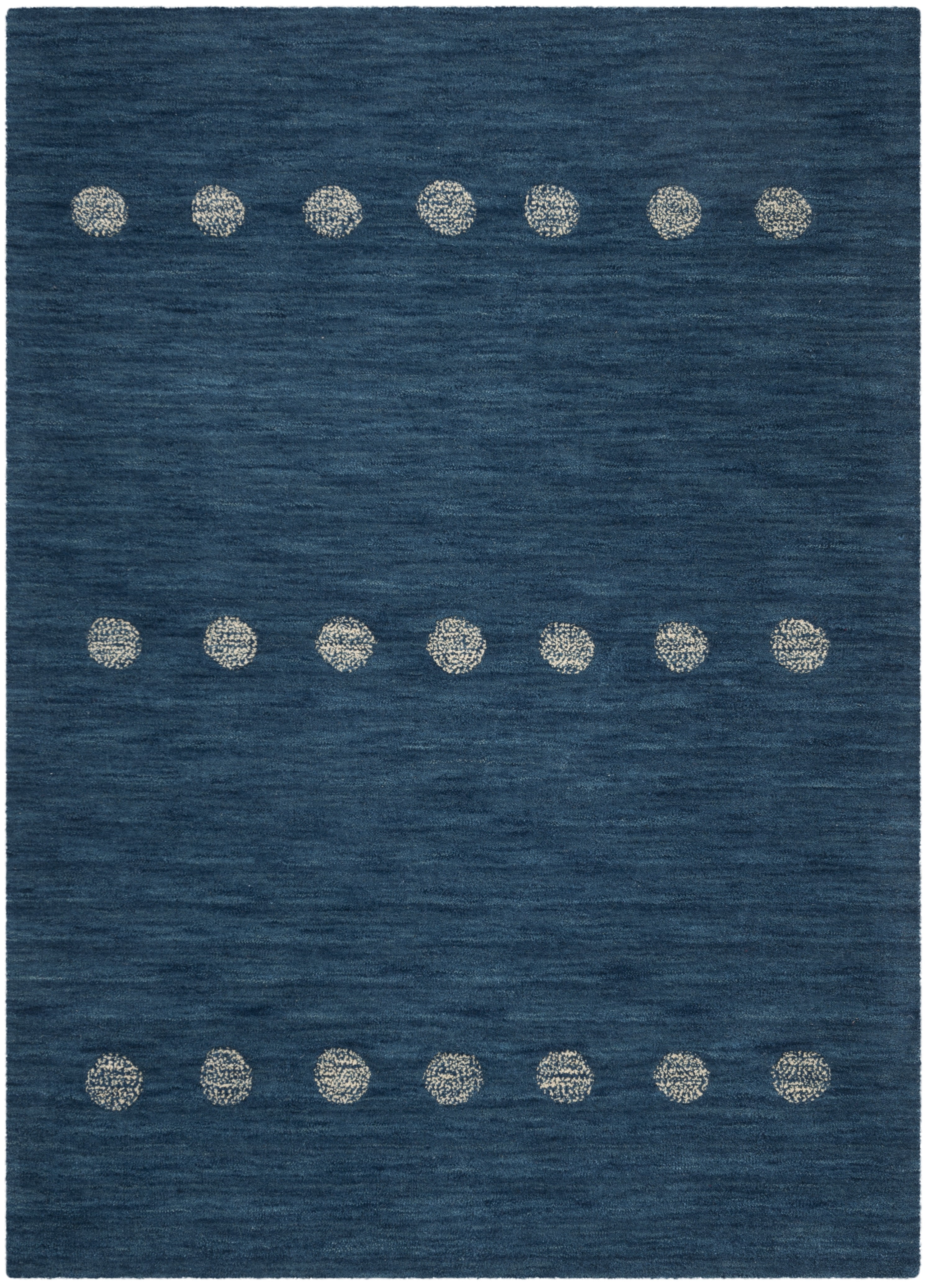 Safavieh Himalaya Derbhile Solid Wool Area Rug, Blue, 4' x 6'