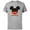 Athletic Heather, variant on Mickey Mouse Red Shorts Icon Fiancé Engagement Family- Short Sleeve Cotton T-Shirt for Adults - Customized-Natural