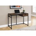 thumbnail image 3 of Monarch Specialties Computer Desk, Home Office, Laptop, Storage Drawer, 42"l, Work, Metal, Laminate, Brown, Black, Contemporary, Modern, 3 of 4