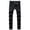 Black, variant on Mens Pants Retro Slim Fit Straight Leg Jeans Street Hop Style Jeans for Men Black 28/XS