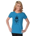 thumbnail image 4 of Fish Triangle Compass Spirit Animal Womens Slim Fit Graphic Tee Brisco Brands M, 4 of 5