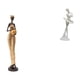 thumbnail image 1 of Escultura moderna de una dama tribal africana bailando, ideal para decorar dormitorios, , mueble de TV, chimeneas, oficinas, entradas y mucho más, 1 of 8