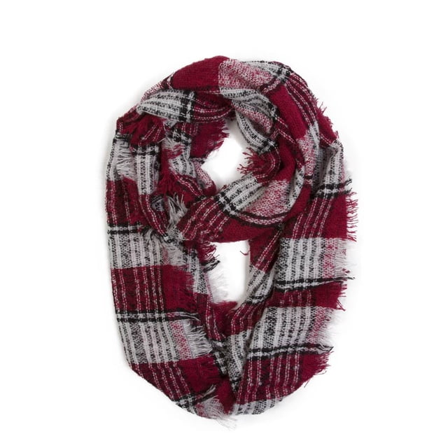 Gravity Threads Hand Knit Fashion Chic Scarf, Red