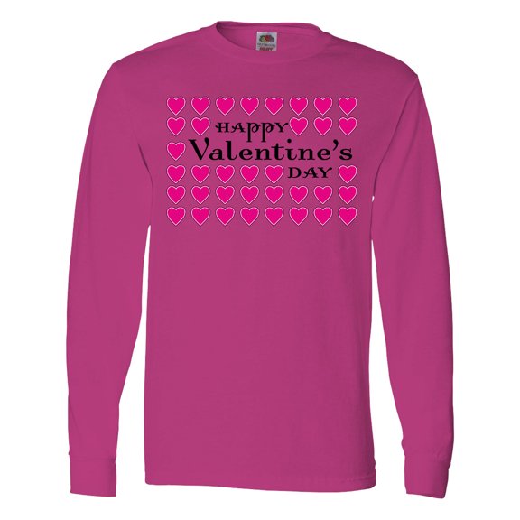 Inktastic Happy Valentine's Day Long Sleeve T-Shirt