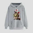thumbnail image 4 of Ichuanyi Womens Tops,Fall and Winter Women's Hoodie Printing Loose Casual Fashion Long Sleeve Graphic Sweatshirt Tops, 4 of 4