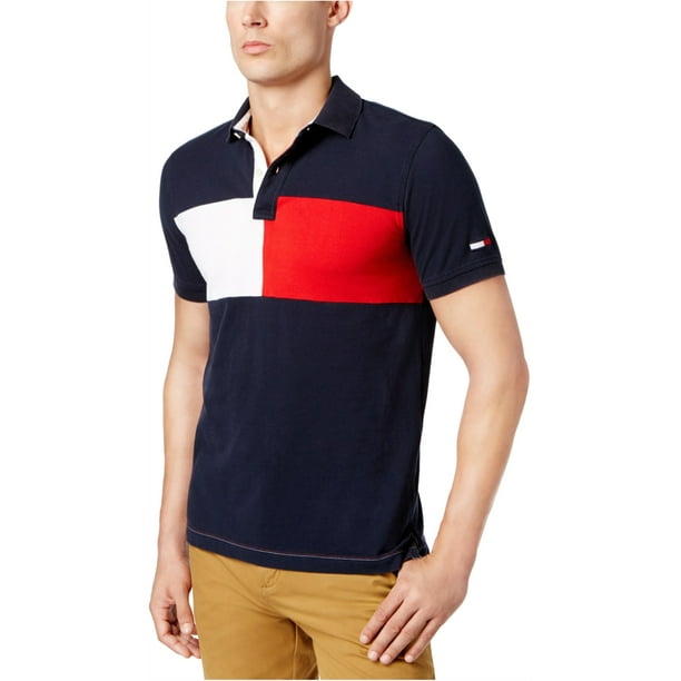 Azul Petróleo Camisetas Tommy Hilfiger NiÃ±o Polo De Rugby Tommy