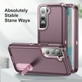 thumbnail image 3 of for Samsung Galaxy S22+ S22 PLUS Heavy Duty Kickstand Phone Case Shockproof Edges Hybrid Hard Back Slim Bumper Cover with Screen Protector, 3 of 4