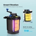 thumbnail image 4 of SPECSTAR Pressurized Biological Pond Filter with 9-watt Light, 2.1 gal, 4 of 7