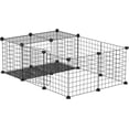 thumbnail image 1 of Small Animal Cage Rabbit Cage with Door Guinea Pig Playpen Small Animal Fence for Bunny Chilla Freret Chilla Indoor and Outdoor Use Total Panels x x &, 1 of 9