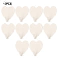 thumbnail image 4 of Inteprter Ganchos de pared multiusos de 10 piezas: adecuados para todos los entornos Fácil de instalar Gancho lindo en forma de corazón Decoración del hogar blanco, 4 of 6
