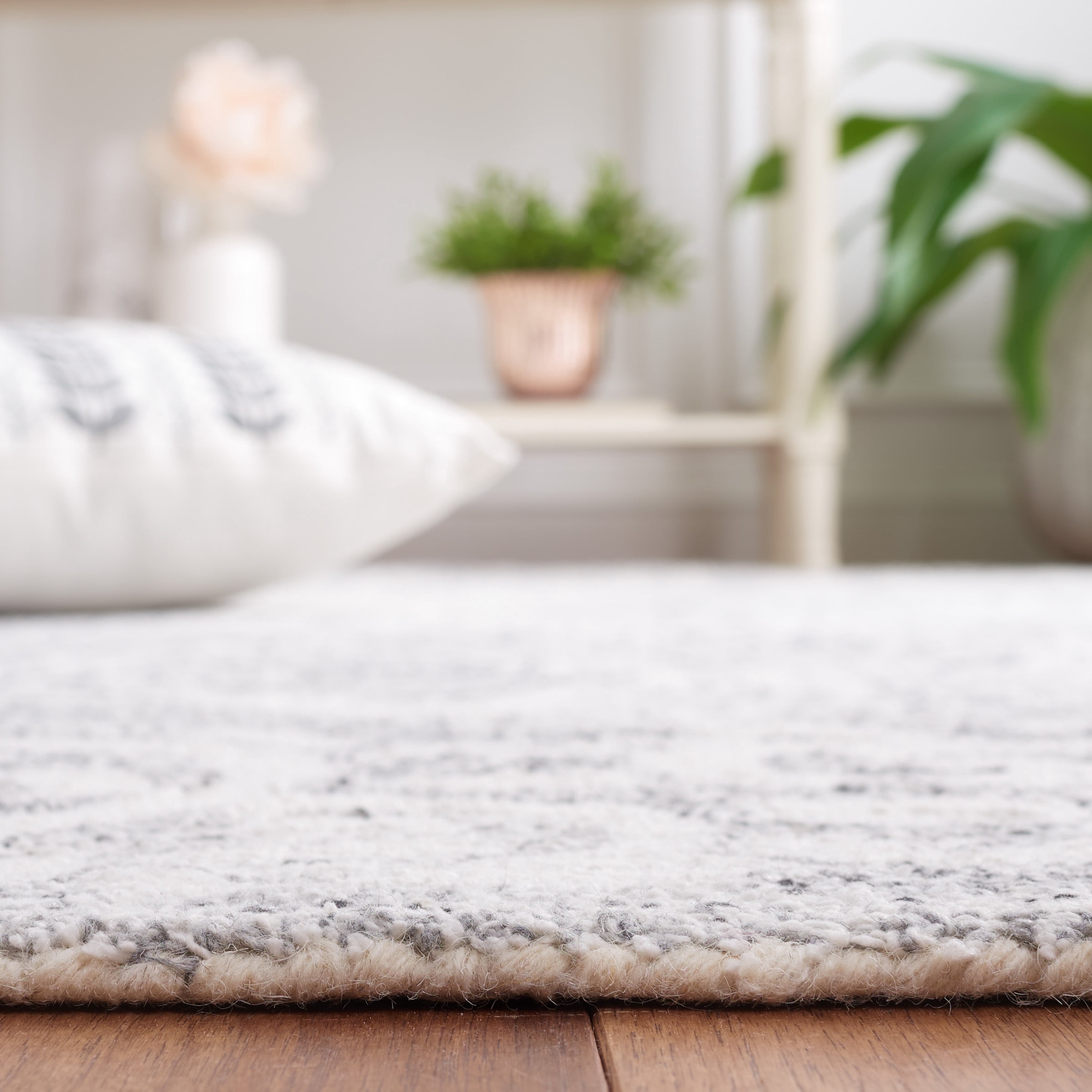 SAFAVIEH Abstract Ruadhan Oriental Area Rug, Ivory/Light Gray, 8' x 10'