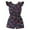 Black, variant on Jumpsuit for Girls Toddler Toddler Kids Boys Girls Summer Fashion Cute Flowers Print Flying Sleeve Romper Jumpsuit Baby Outfit Boy,Sisters Clothing Toddler