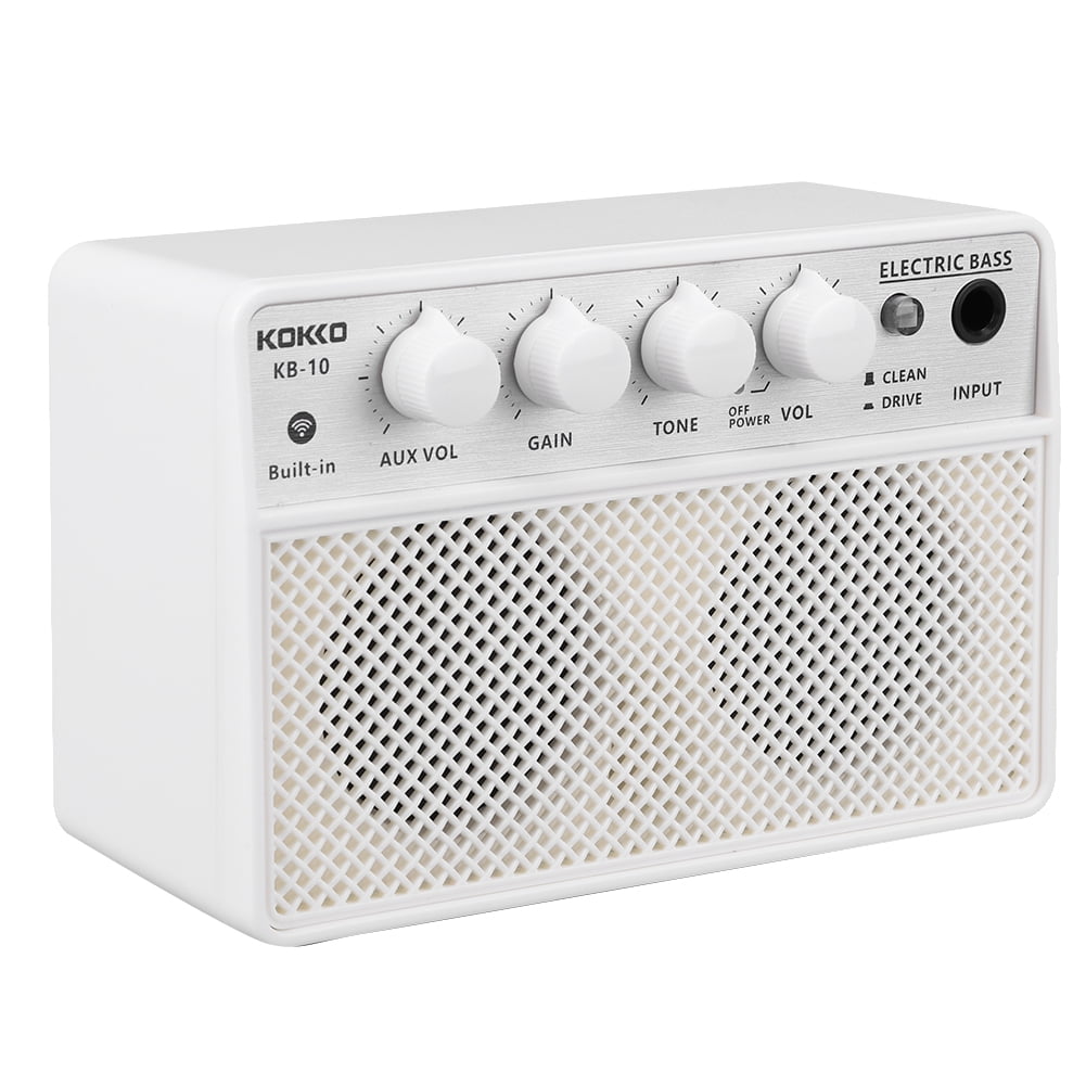 Yucurem Electric Bass Amplifier Bt Small Speaker Mini Bass Amplifier For Electric Bass Guitar Essential (A)