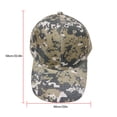 thumbnail image 4 of Qarigey Sombrero de béisbol de lona de camuflaje para hombre, gorras de béisbol Unisex, verano, playa, viajes al aire libre, senderismo, moda, gorra de Sombreros Qarigey AP1224-00B, 4 of 6