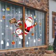 thumbnail image 4 of Pegatinas de Navidad para ventana, calcomanía de pared artesanal de copos de nieve de Papá Noel, decoraciones navideñas para el hogar, adornos de Año Nuevo, regalo 2023, 2024, 4 of 4