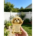 thumbnail image 5 of Handmade Crochet Shih Tzu Angel Figurine – Emotional Support Keepsake with Halo & Wings, Memorial Gift for Pet Lovers (8cm Tall), 5 of 5