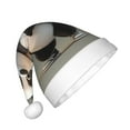 thumbnail image 2 of Honeii Cartoon Pandas Basketball Print Hat Santa Claus Hat For Xmas Party, Christmas Caps For Boys Girls Child,Christmas Beanie, 2 of 6