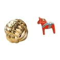thumbnail image 1 of Escultura De Cerámica Con Forma De Bola De Hilo Con Nudos Para La Entrada De Amigos, Sala De Estar, Tocador, Caballo Dala Sueco, Figura Coleccionable De Animal Para Estantería, Armario,, 1 of 8