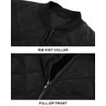 thumbnail image 3 of Blouson Bombardier pour Hommes Décontracté Automne Hiver Veste et Manteaux Style Militaire, 3 of 4