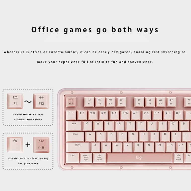 logi K98S Mechanical Keyboard ALTO KEYS AI Custom Bluetooth Office