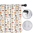 thumbnail image 4 of Blackout Kids Curtains,Mushroom and Flower White Pattern Children's Insulated Curtains Set Of 2,Bedroom Essentials,Toddler Room Decor 42"x54", 4 of 5