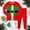 Red-1, variant on Christmas Pjs Kids Classic Santa Claus Pajamas Holiday Sleepwear Long Sleeve Crew Neck Nightwear Set Girl Pajamas Size 8-9 Years