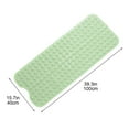 thumbnail image 5 of Bowayaoa Clearance Extra Long Non-Slip Bath Mat 39x16 Inch, 200 Suction Cup Shower Floor Mat - PVC Machine Washable Bathroom Mat for Elderly Safety, Anti-Mold Drainage Holes, 5 of 7