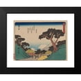 thumbnail image 2 of Andō Hiroshige 14x11 Black Modern Framed Museum Art Print Titled - Tokaido Gojusantsugi, Pl.16 (1868-1912), 2 of 5