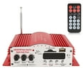thumbnail image 2 of Amplificador de Audio Digital para coche, amplificador de potencia estéreo de 30W y 4 canales, Universal para MP3, MP4, DVD, VCD, FM, USB Play, 2 of 12