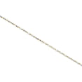 thumbnail image 5 of 10K Two Tone Gold 1mm Tube Brite Diamond Cut Bead Chain Necklace 24 Inches, 5 of 7