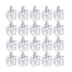 thumbnail image 2 of Estantes de soporte para estantes 100 piezas de plástico duradero, fácil de instalar, liviano para armario, armario, muebles, armario, despensa, SOLEDAD Clavijas de estante, 2 of 10