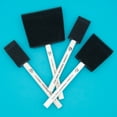 thumbnail image 6 of (6 pack) Hello Hobby Variety Craft Black Foam Brush 4pc Set, Adult, Teens, 6 of 7