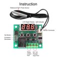 thumbnail image 2 of 2PCS XH-W120912V DC Placa Controladora de Temperatura Digital Pantalla LED MóDulo de Termostato Digital con Carcasa Impermeable, 2 of 5
