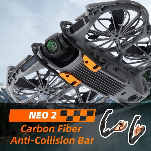 Carbon Fiber Gimbal Bumper Guard Lens Protector for DJI NEO2,Anti-Collision Lightweight Gimbal Protection Bar Lens Protector,Impact Protection Accessories for Neo 2