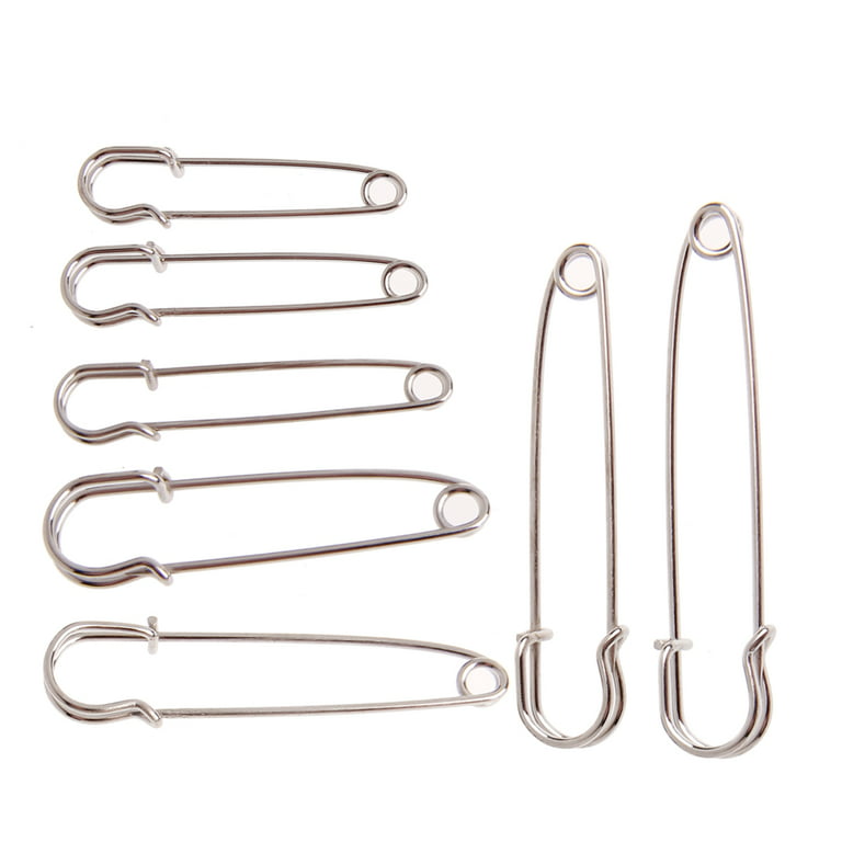 TINYSOME 10x/Set Practical Silver Tone Safety Pins Heavy Duty DIY Sewing  Tool for Blanket 