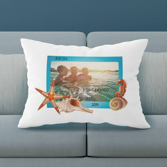 Personalized Vacation Pillow Case with Picture
