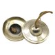 thumbnail image 1 of Platillos tibetanos Tingsha - 6,5 cm - Símbolos de la suerte en relieve, instrumento de percusión, 1 of 5