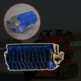 thumbnail image 3 of Mini Skid Steer Loader Sweeper Attachments, USA Stock, Hydraulic Broom Sweeper, Rotary Brush Cleaner Attachments Mount: Length: 23.1in, Height:8.54in, Pin Distance:14.17in, 3 of 8