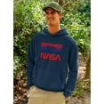 thumbnail image 2 of NASA Nasa Shuttle Over Dusk Colors Hoodie Men -NASA Designs, Male x-Large, 2 of 4