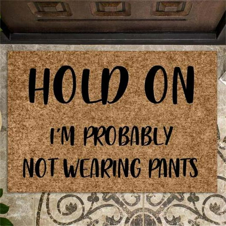 Wozhidaoke door mat Funny Welcome Doormat Entryway Front Porch Rugs 60 *  40CM Anti Bottom Floor Indoor Outdoor Carpet For Farmhouse Patio Home Decor